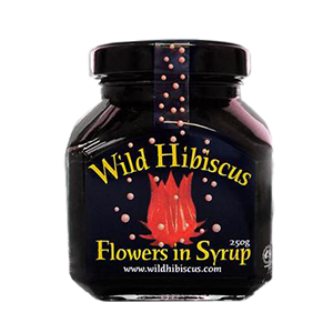 WILD HIBISCUS FLOWERS IN SYRUP 250g (3 Pack)